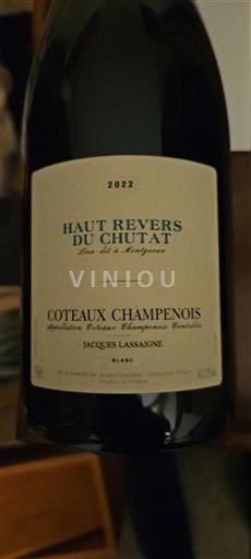 Champagne Coteaux-champenois Jacques Lassaigne Haut Revers du Chutat 2022