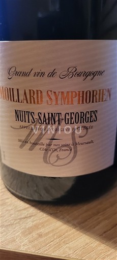 Burgundija Nuits-Saint-Georges Moillard Symphorien 2022