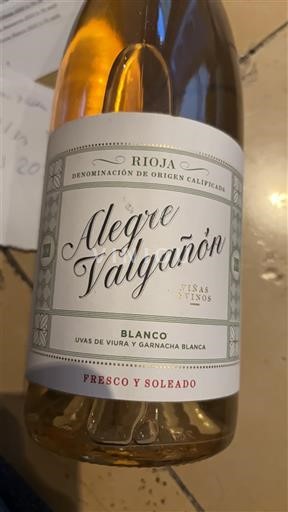 La Rioja rioja Alegre Valgañón Icke årgångsbetecknad