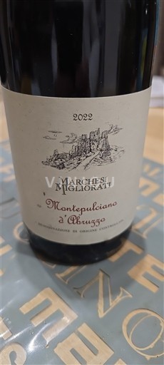 Abruci Montepulciano d'Abruzzo Marchesi Migliorati 2022