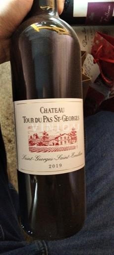 Bordeaux Saint-Georges-Saint-Émilion Château Tour du Pas St-Georges 2019