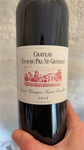 Bordeaux Saint-Georges-Saint-Émilion Château Tour du Pas St-Georges 2019