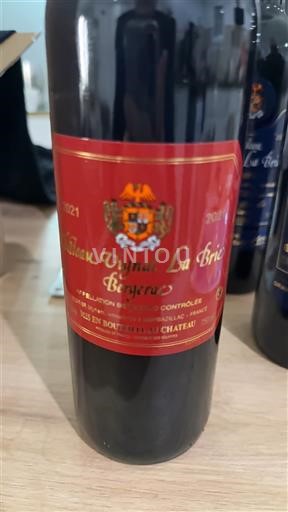 Bordeaux Blaye Château Vignal La Bria 2021