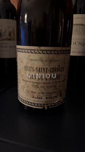 Burgundija Nuits-Saint-Georges Premier Cru Domaine L'Arlot Clos de l'Arlot 1983