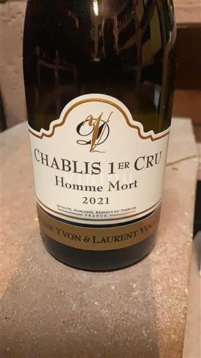 Bourgogne Chablis premier cru Premier Cru Domaine Yvon & Laurent Vocoret Homme Mort 2021