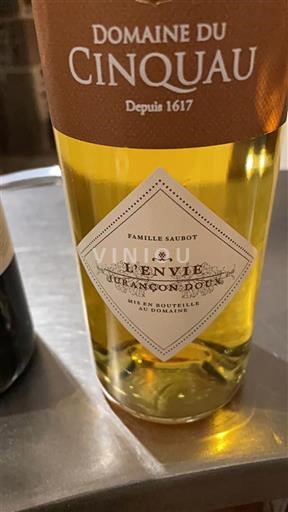 Sudoeste Jurançon Domaine Cinquau L'Envie 2018