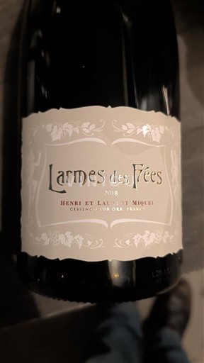 Languedoc Saint-Chinian Henri et Laurent Miquel Larmes des Fées 2018