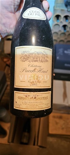 Languedoc Coteaux du Languedoc Château Puech-Haut Clos du Pic 2003