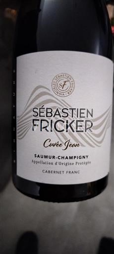Weine Rouge sec Cuvée Jean Sébastien Fricker 2023 Frankreich Loiretal Saumur-Champigny AOC