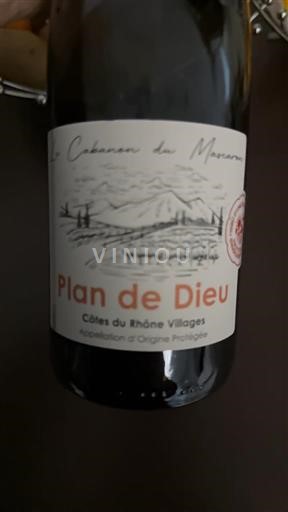 Weine Rouge sec Plan de Dieu Les Cabarets du Mistral 2021 Frankreich Rhônetal Nicht spezifiziert AOC