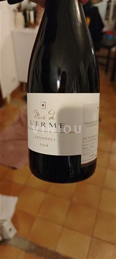 Rượu vang Rouge sec L'évidence Mas de l'Erme 2019 Pháp Languedoc AOC