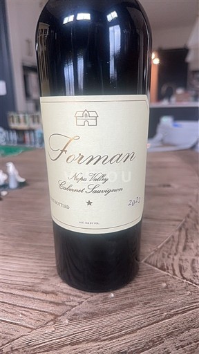 Vùng trồng nho được cấp phép California Napa Valley Forman Cabernet Sauvignon 2021
