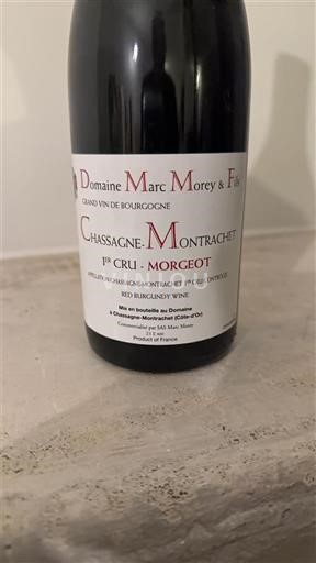 Burgundsko Nespecifikováno Premier Cru Domaine Marc Morey & Fils Morgeot 2018