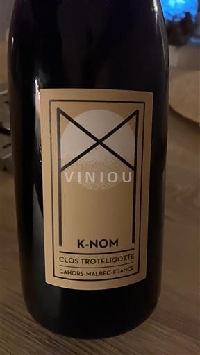 Sydvestfrankrig Cahors Clos Troteligotte K-NOM 2024