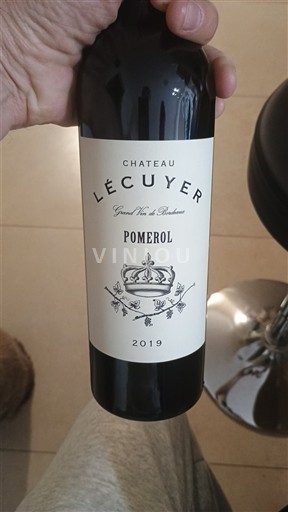 Bordeaux Pomerol Château Lécuyer 2019