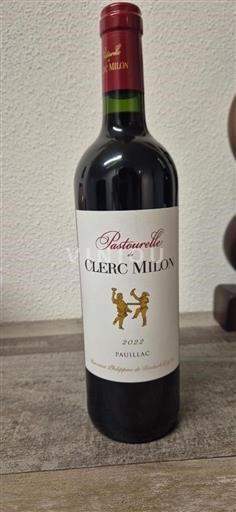 Bordeaux Pauillac Clerc Milon Pastourelle 2022