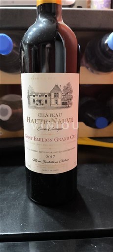 Bordeaux Saint-Émilion Grand Cru Grand Cru Château Haute-Nauve Classique 2017