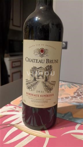 Bordéus Bordeaux Superior Château Bruni 2011