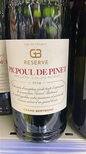 Langvedok Picpoul-de-Pinet Gérard Bertrand GB Réserve 2024