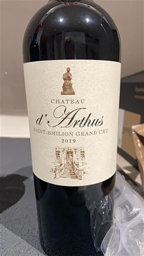 Bordeaux Saint-Émilion Grand Cru Grand Cru Château Arthus 2019