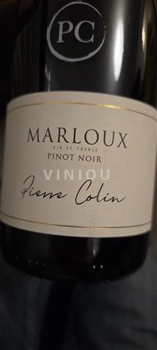 Rượu vang Rouge sec Marloux Pierre Colin 2023 Pháp Thung lũng sông Loire Không được chỉ định AOC