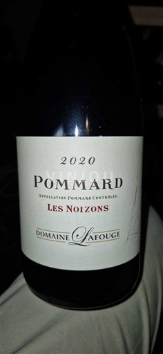 Borgoña Pommard Domaine Lafouge Les Noizons 2020
