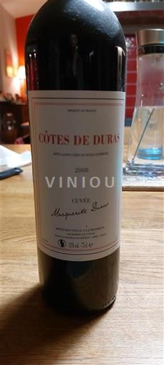 Sydväst Côtes-de-duras Domaine Durban Marguerite Barou 2008
