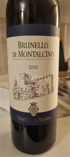 Toscana Brunello di Montalcino Tenuta di Sesta 2020