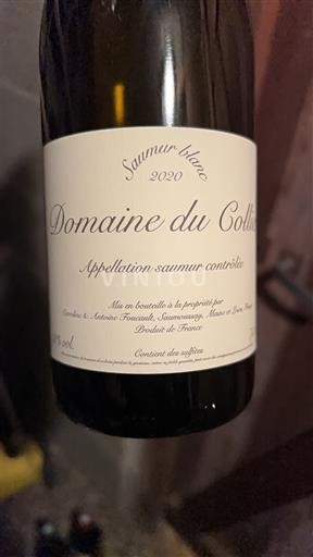 Valle del Loira Saumur Domaine Collier 2020