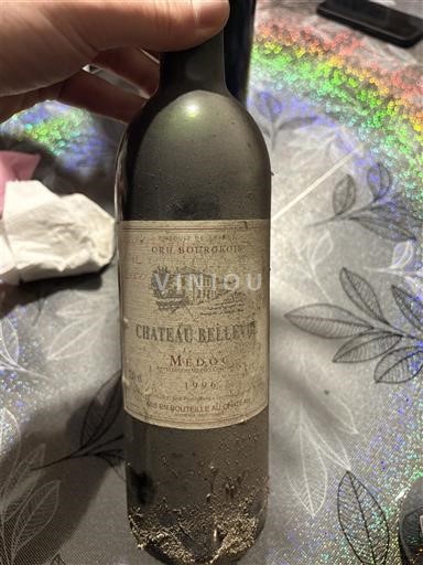 Bordeaux Médoc Cru Bourgeois Château Belle-Vue 1996