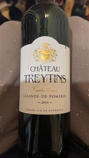 Burdeos Lalande-de-Pomerol Château Treytins Léon 2014