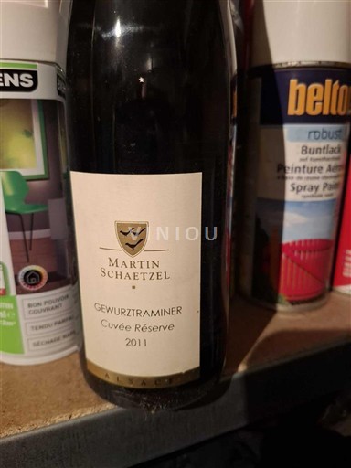 Vinos Blanc sec Cuvée Réserve Martin Schaetzel 2011 Francia Alsacia No especificado AOC