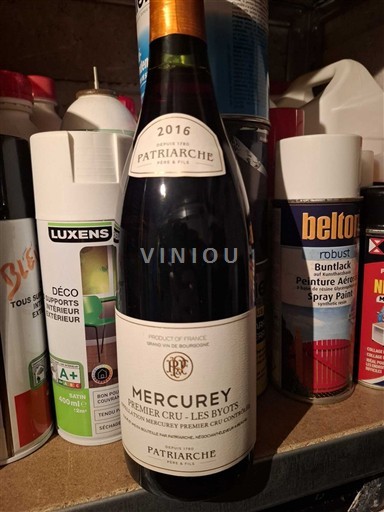 Burgundsko Mercurey Premier Cru Patriarche Père & Fils Les Byots 2016