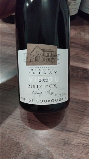 Burgundsko Rully Premier Cru Domaine Michel Briday Champ Cloux 2022