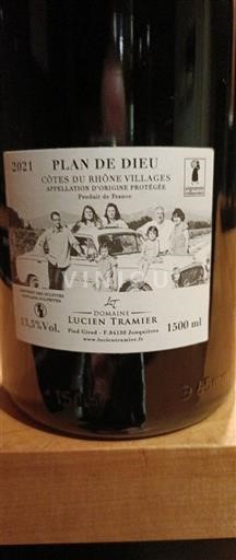Rhônetal Côtes-du-Rhône-Dörfer Domaine Lucien Tramier Plan de Dieu 2021