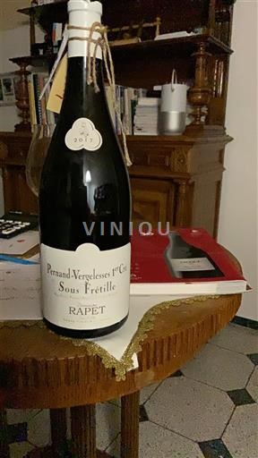 Bourgogne Pernand-Vergelesses Premier Cru Rapet Sous Frétille 2017