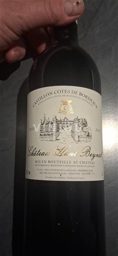 Bordeaux Castillon-côtes-de-bordeaux Château Haut Beynat Neročník