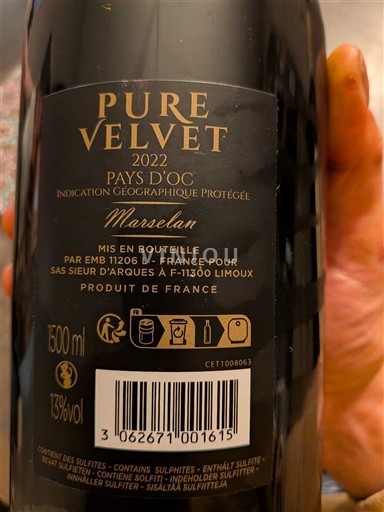 Linguadoca e Rossiglione Paese d'Oc Pure Velvet 2022