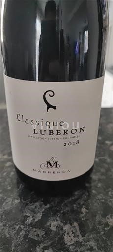 Valle del Rodano Luberon Marrenon Classique 2018