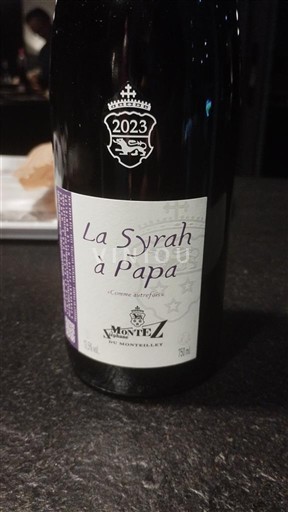 Languedoc ja Roussillon Pays d'Oc Domaine Montel La Syrah à Papa 2023
