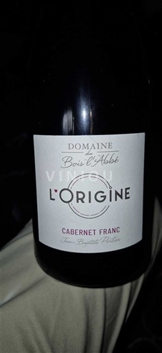 Údolí Loiry Chinon Domaine Bois l'Abbé L'Origine Neročník