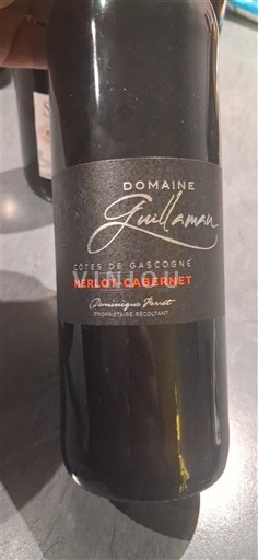Sud-Ouest Côtes de Gascogne Domaine Guillaman Merlot-Cabernet 2022