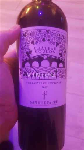 Languedoc Corbières Château Coulon Terrasses de Lézignan 2022