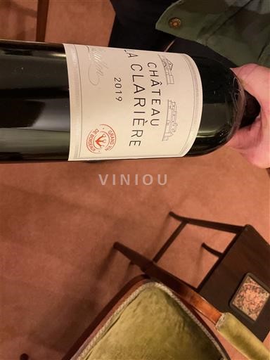 Bordeaux Ni doloceno Château La Clarière 2019
