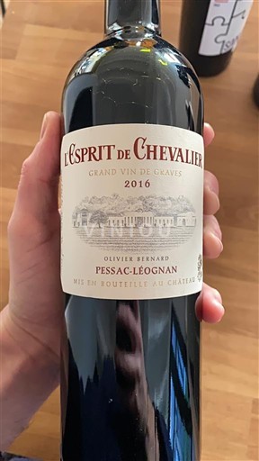 Bordeaux Pessac-Léognan Domaine Chevalier L'Esprit de Chevalier 2016