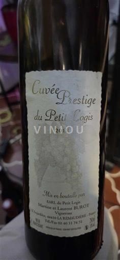 Víno Blanc sec Cuvée Prestige Domaine Petit Logis 2018 Francie Údolí Loiry Anjou AOC