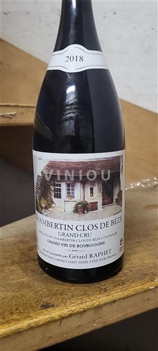 Burgundy Chambertin-Clos-de-Bèze Grand Cru Gérard Raphet 2018