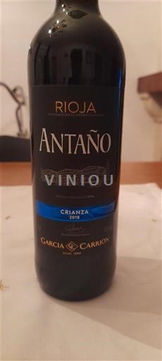 La Rioja Rioja Garcia Carrion Antaño Crianza 2018