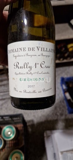 Borgogna Non specificato Premier Cru Domaine Villaine Grésigny 2017