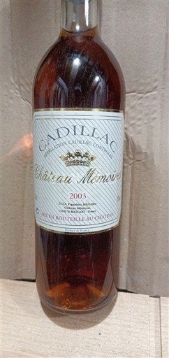 Bordeaux Cadillac Château Mémoire 2003
